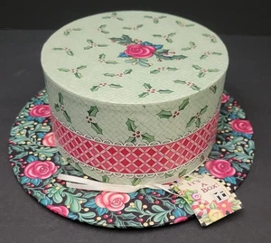 Vintage Geschenkbox Maria Engelbreit in Hutform  - Bild 1 von 7