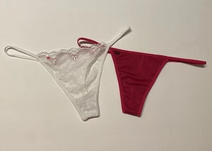 Obsessive Lingerie Thong Panties Size Large Set Of 2 - Picture 1 of 4