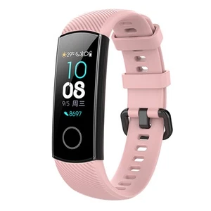 Silicone Wrist Strap For 3 4 Smart Wristband Strap Replacemen HLF - Zdjęcie 1 z 12