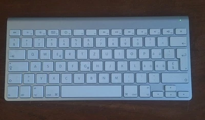 TASTIERA APPLE MAGIC A1314 QWERTZ KEYBOARD BLUETOOTH WIRELESS FRANCESE TEDESCA - Immagine 1 di 4