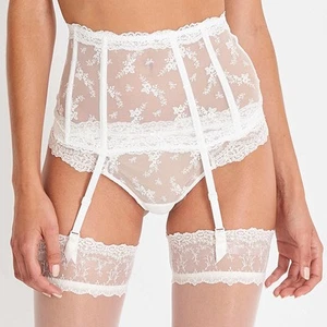 AUBADE SERRE TAILLE / PORTE JARRETELLE TAILLE S BELLE D'ISPAHAN REF HC52 - Picture 1 of 3