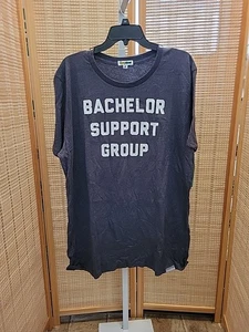 Tipsy Elves Tee Men Size XXL Dark Gray Bachelors Support Group Short Sleeve - Picture 1 of 12