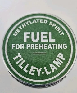 Tilley Lamp Meths Jar Decal Sticker replica - Picture 1 of 6