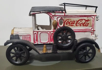 Old Coca Cola Truck 5-1/2” reproduction cast iron - Image 1 of 4