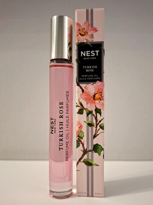 ~ NEW ~ NEST NEW YORK TURKISH ROSE 6ml PERFUME OIL ROLLERBALL **BOXED** - Image 1 of 2