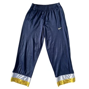 Vintage Nike Herren XL Hose Michigan Wolverines Snap Tear Away Blau Warm Up - Bild 1 von 7