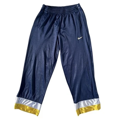 Pantalones XL vintage Nike para hombre Michigan Wolverines Snap Tear Away azul calentamiento Foto 1 de 4