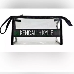 New Kendal and Kylie clear and black cosmetic bag - Picture 1 of 3