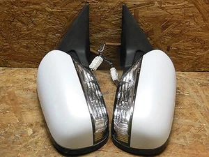 2003 2009 JDM SUBARU LEGACY STI BL5 BP5 JUEGO DE ESPEJOS LATERALES CON LUZ DE MARCADOR OEM - Imagen 1 de 11