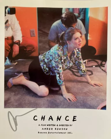 Amber Benson Chance hand signed photograph 10 x 8 Cover
