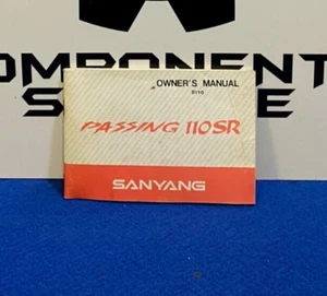LIBRETTO USO E MANUTENZIONE SANYANG PASSING 110 SR, IN INGLESE (IN ENGLISH) - Foto 1 di 5