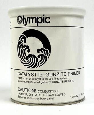 Catalizador de imprimación Olympic Gunzite 1 cuarto para preparación de superficies Foto 1 de 4