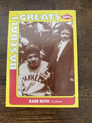 1990 swell baseball Greats Babe Ruth 124￼ - Image 1 of 4