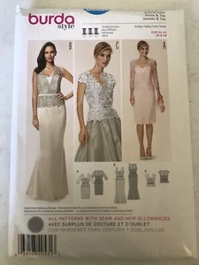 Burda Style Muster D0531 Misses eng anliegendes Kleid & Top Größe 8-18  - Bild 1 von 6