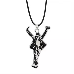 Michael Jackson Necklace Jewelry Pendant Dance Music Pop - Picture 1 of 4