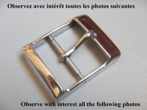 Double Ardillon de 18 mm Stainless Steel for Strap of 20 mm or More - Picture 1 of 5