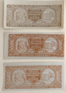 20. Jahrhundert Buchhaltung & Büro Praxis College Währung 5c, 10c, & 25c - Bild 1 von 2