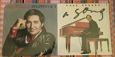 Lot 2-NEIL SEDAKA-A Song-ELEKTRA 1977 & Steppin' Out-ROCKET 1976•Sealed LPs▪︎NOS - Image 1 of 2
