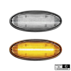 WEISSE LED Seitenblinker Nissan Micra K 12 13 Juke Nismo Note Qashqai - Bild 1 von 5