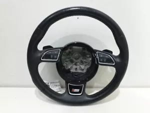 Audi A6 C7 S-LINE 2015-2018 STEERING WHEEL WITH MULTIFUNCTIONS 8X0419091AC - Picture 1 of 5
