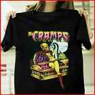 The Cramps Band Funny Black Cotton Tee Vintage Unisex T-Shirt All Size Kh2145