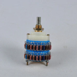 1PC 4pole 24 Position DALE Resistor Attenuator Volume Stereo 500k Potentiometer - Picture 1 of 8