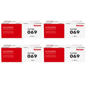 Juego de 4 cartuchos de tóner PACK 069 compatibles para Canon LBP673Cdw MF753Cdw MF756Cx - Imagen 1 de 2