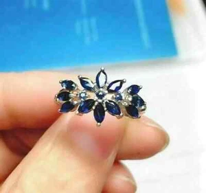 Anello di fidanzamento 2 carati taglio marquisa creato in laboratorio placcato oro bianco 14K - Foto 1 di 6