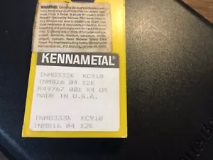 INSERTI TORNITURA IN CARBURO KENNAMETAL - RIVESTITI - Foto 1 di 2