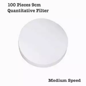100Pcs Medium Speed Quantitative Filter Paper 9cm Filtration Lab Supply - Picture 1 of 1