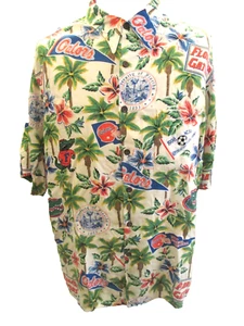 Reyn Spooner Classic Florida Gators Shirt Men XL All Over Print Rayon Button Up - Picture 1 of 11