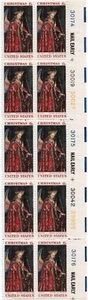 Scott #1363 Angel Gabriel (van Eyck) 6¢ Plate Block of 10 Stamps - MNH - Picture 1 of 2