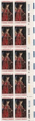 Scott #1363 Angel Gabriel (van Eyck) 6¢ Plate Block of 10 Stamps - MNH 3ME - Image 1 of 2