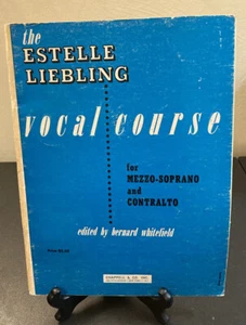 Mezzo Soprano & Contralto Vocal Singing Lesson Book Learn How To Liebling Guide - Picture 1 of 5