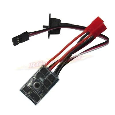 10A ESC Brushed Speed Controller w/Brake for 1/16 1/18 1/24 RC Car Boat Tank - Image 1 of 4