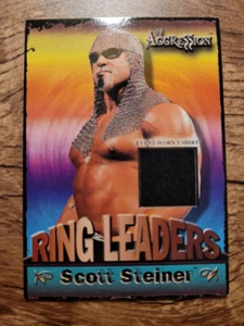 WWE WWF 2003 Fleer Aggression Ring Leaders Memorabilia Card Scott Steiner RL SS - Picture 1 of 1