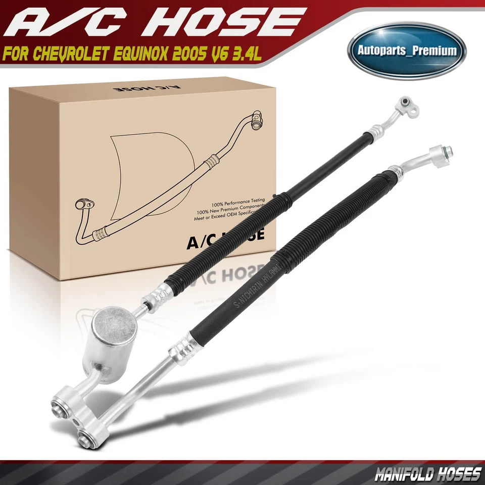 Conjunto de manguera de succión y descarga de aire acondicionado para Chevrolet Impala 1997-2004 Buick Regal Foto 1 de 4