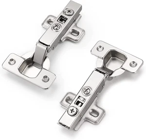 CHR093 105 Degree Soft Closing European Full Overlay Concealed Hinge with Mounti - Picture 1 of 12