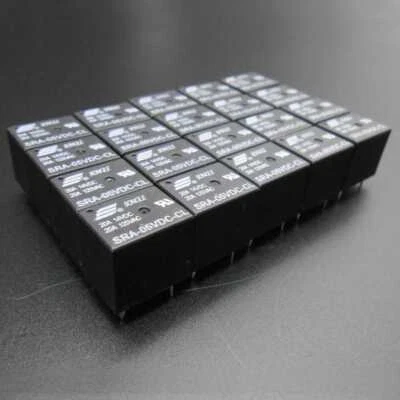 50Pcs SRA-5VDC-CL DC 5V Coil 20A PCB General Purpose Relay 5-P SPDT DC5V SONGLE - Image 1 of 4