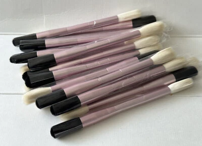 Mally Lot For 25 Beauty Powder Small Duel Side Brush Brand New 25 Pcs. Small