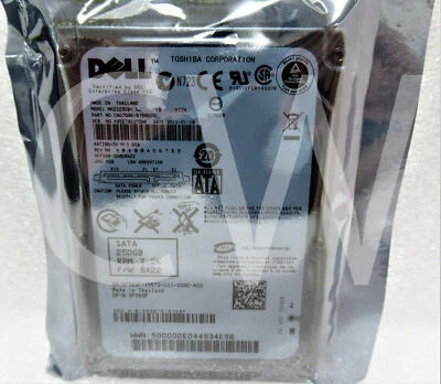 P383F 0P383F MHZ2250BK Dell 250GB 7200RPM 3Gbps HotSwap 2.5" SATA Hard Drive - Image 1 of 2