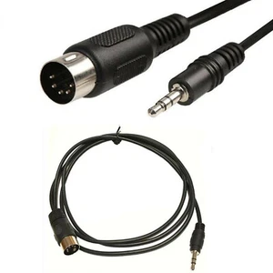 5Pin Din Male To 3.5mm TRS Male Plug MIDI Audio Cable Cord Adapter 3.3ft - Picture 1 of 1