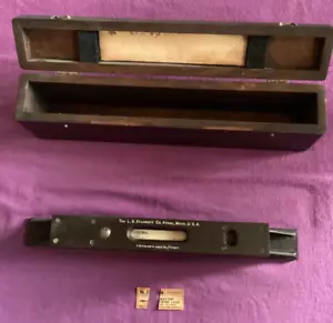 Starrett 199 Master Precision Level .0005" Grad MACHINIST TOOL w/ Original Case - Picture 1 of 13
