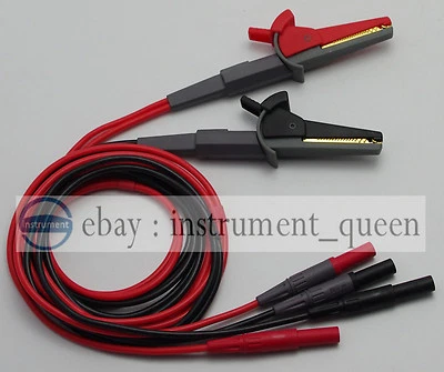 Cables de prueba LCR Medidor Terminal de plomo Kelvin Clip Alambres  - Imagen 1 de 4