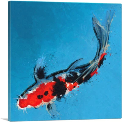 Lienzo arte impresión Doitsu Koi peces carpa Japón China Asia Foto 1 de 4