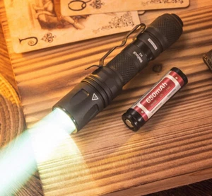 Weltool W2 Mini LEP Tactical EDC Flashlight 800 Meter 14500 Torch - Picture 1 of 16