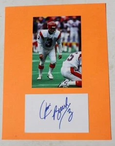 Jim Breech Bengals Football Hand Signed Autographed 3X5 Card Photo Set --- - Picture 1 of 1