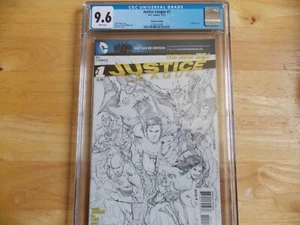 JUSTICE LEAGUE #1 SKETCH COVER 7TH PRINTING - CGC 9.6 - Bild 1 von 4