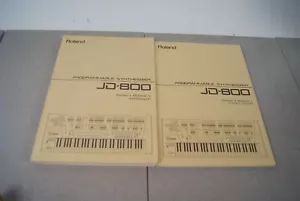 Roland Sintetizzatore Programmabile JD-800 Manuale dell'Utente I e II Guida e Riferimento - Foto 1 di 5