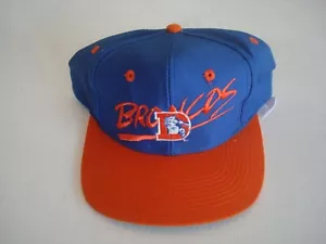 DENVER BRONCOS AJD SCRIPT 90S SNAPBACK GOLF BEACH HAT CAP VINTAGE EE2 - Picture 1 of 5